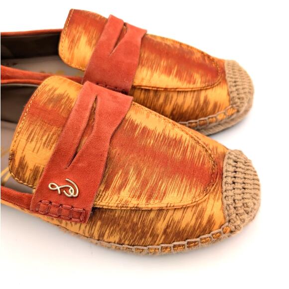 Sam Edelman Kai 2 Espadrille Loafer Shoes Women's Marigold Multi Size US5M EU35 - Picture 11 of 11